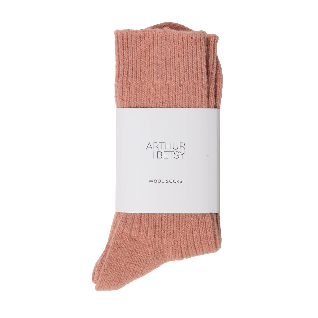 Muted rose pink wool socks, Luxury socks – Socks – Little Nell