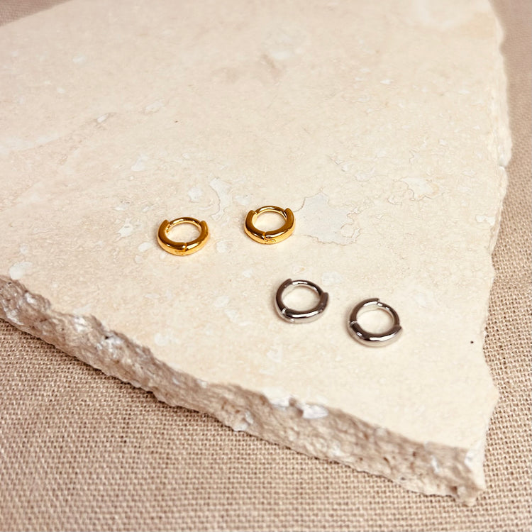 Micro Helix Hoop – Stud Earrings – Little Nell Jewellery