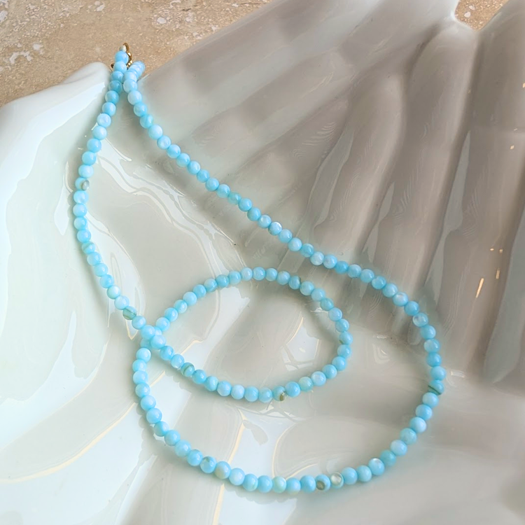 Everyday Mini Beaded Necklace – Necklace – Little Nell Jewellery