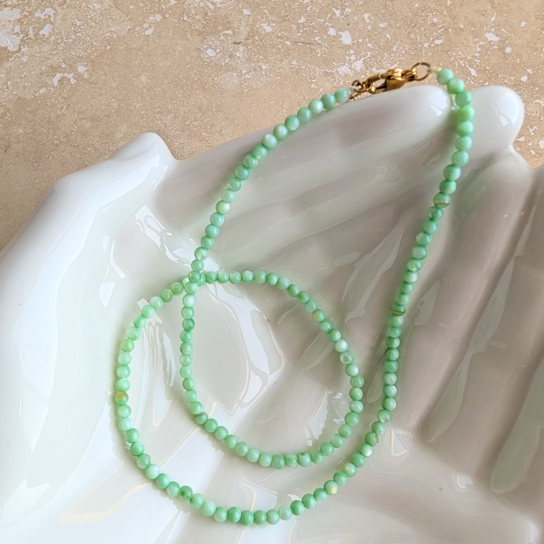 Everyday Mini Beaded Necklace – Necklace – Little Nell Jewellery