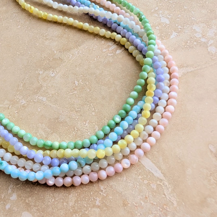Everyday Mini Beaded Necklace – Necklace – Little Nell Jewellery