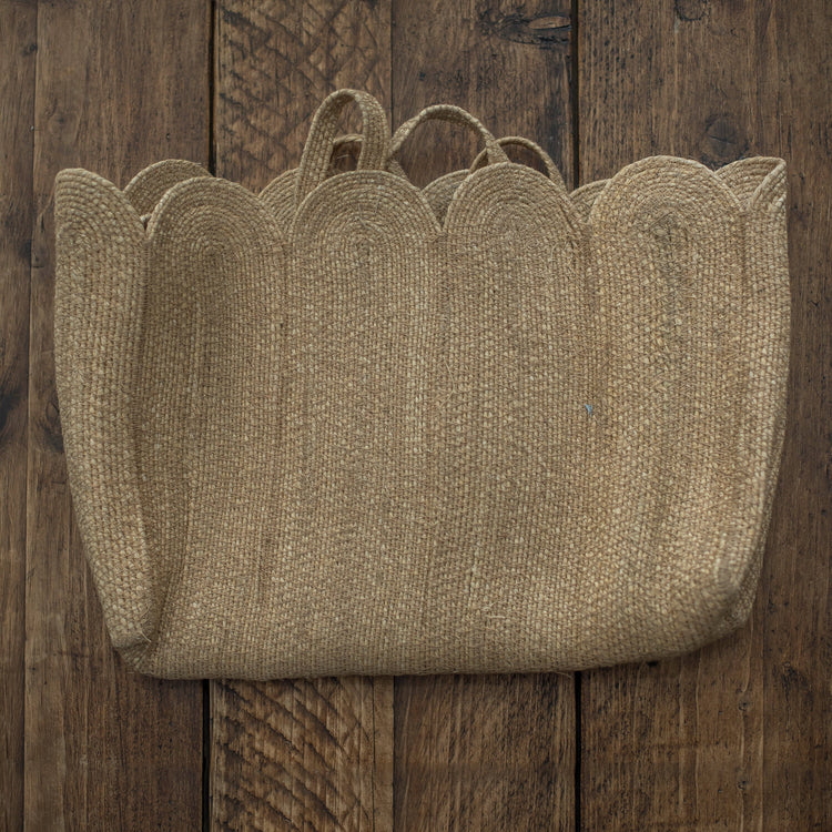 Scallop Jute Bag – Gift – Little Nell