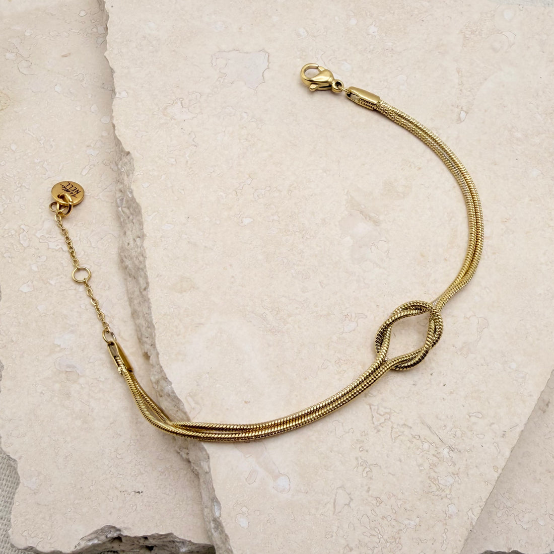 Everyday Gold Knot Bracelet – Bracelet – Little Nell Jewellery