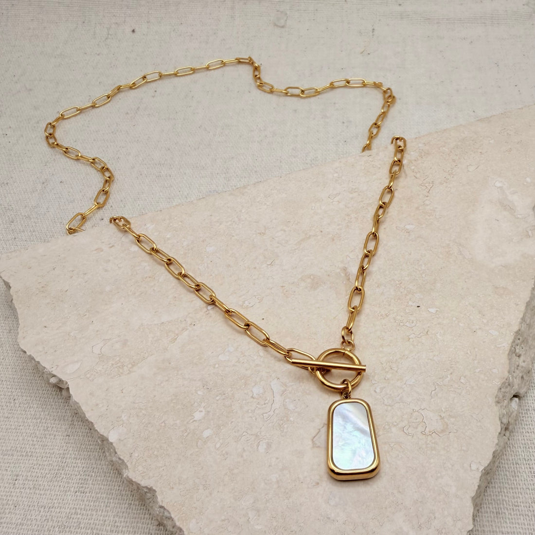 Everyday Mother of Pearl Necklace – Necklace – Little Nell Jewellery