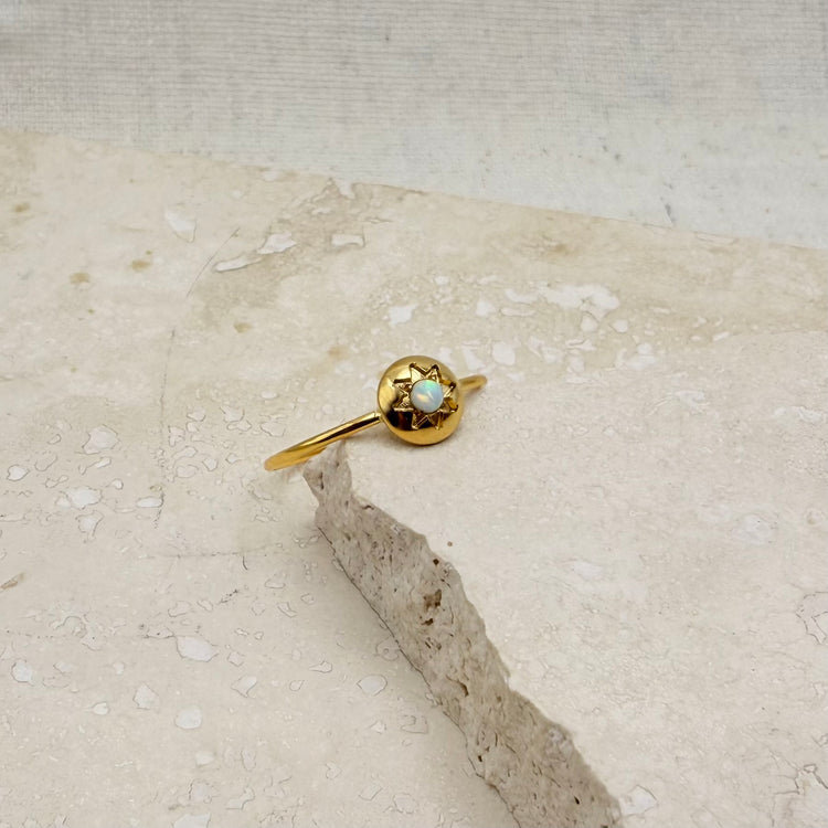 Everyday Delicate Opal Ring – Ring – Little Nell Jewellery