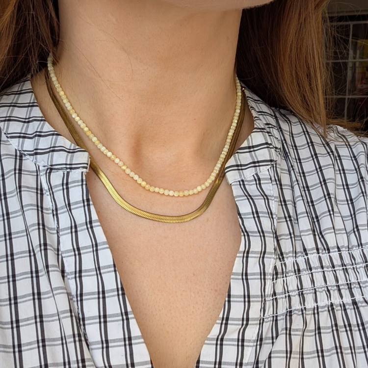 Everyday Mini Beaded Necklace – Necklace – Little Nell Jewellery