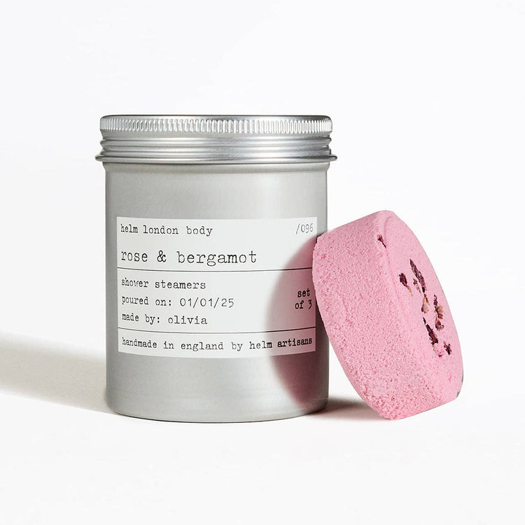 Rose & Bergamot shower steamers by Helm London