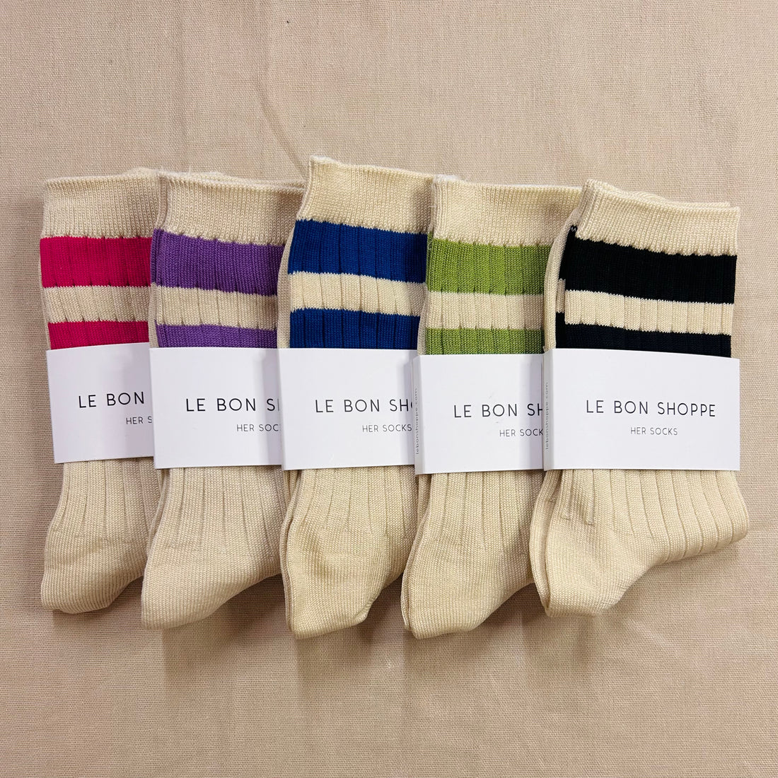 Le Bon Shoppe Varsity Socks – Socks – Little Nell