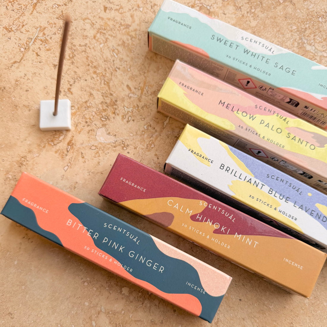 Scentsual Incense + Holder – Gift – Little Nell Jewellery