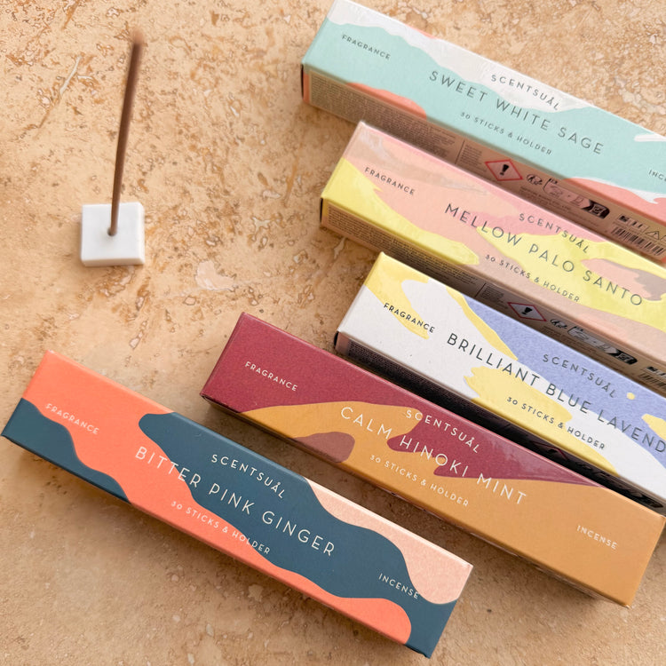 Scentsual Incense + Holder – Gift – Little Nell Jewellery