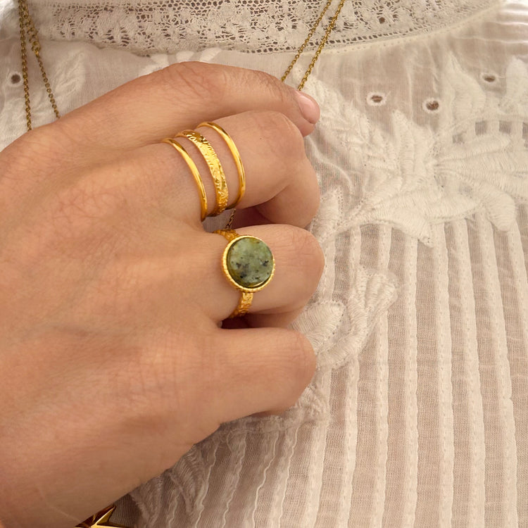 Everyday Triple Band Ring (Adjustable) – Ring – Little Nell Jewellery