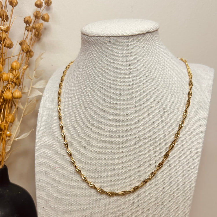 Everyday Twisted Chain Necklace – Necklace – Little Nell Jewellery