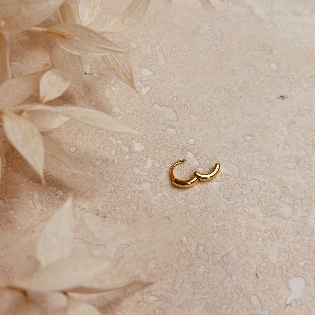 Micro Helix Hoop – Stud Earrings – Little Nell Jewellery