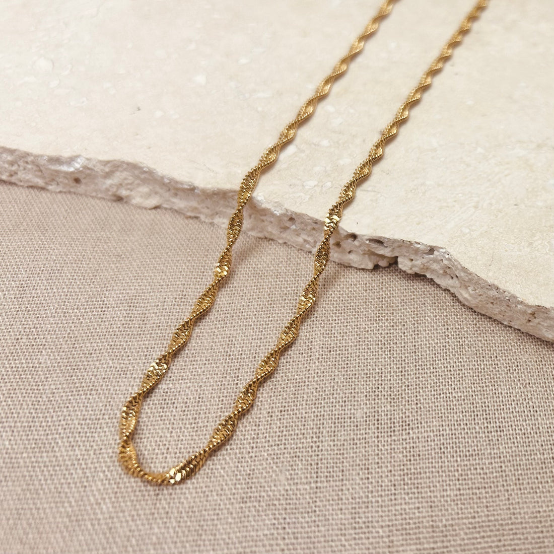 Everyday Twisted Chain Necklace – Necklace – Little Nell Jewellery