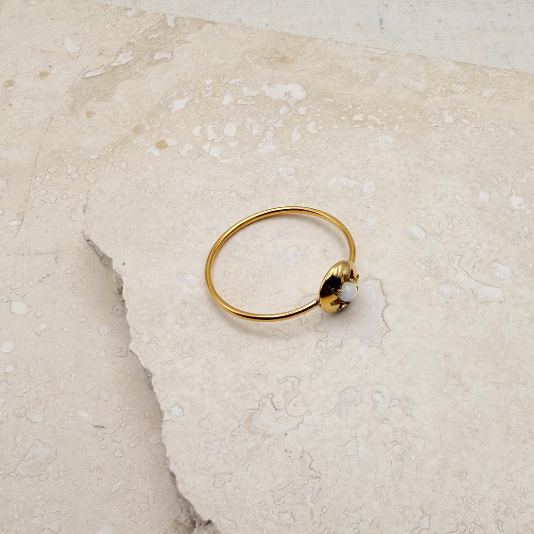 Everyday Delicate Opal Ring – Ring – Little Nell Jewellery