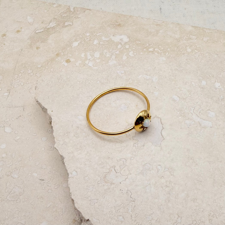 Everyday Delicate Opal Ring – Ring – Little Nell Jewellery