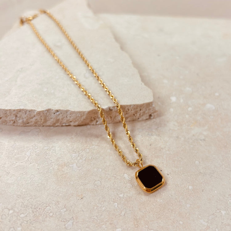 Everyday Noir Rope Necklace – Necklace – Little Nell Jewellery