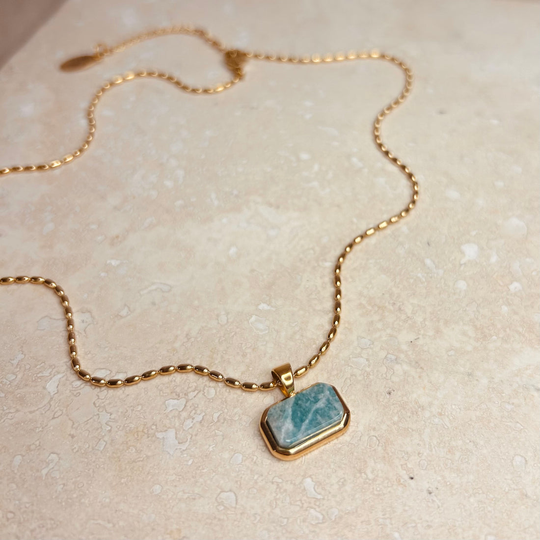 Everyday Marble Tablet Necklace – Necklace – Little Nell Jewellery