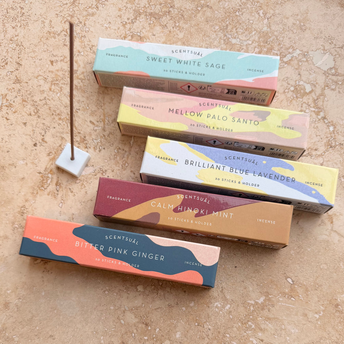 Scentsual Incense + Holder – Gift – Little Nell Jewellery