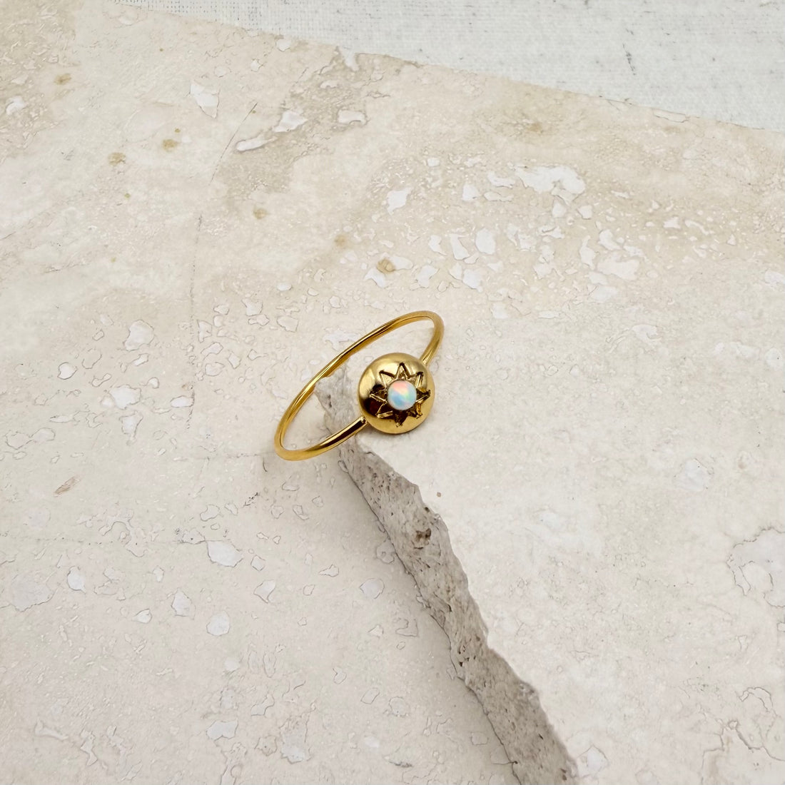 Everyday Delicate Opal Ring – Ring – Little Nell Jewellery