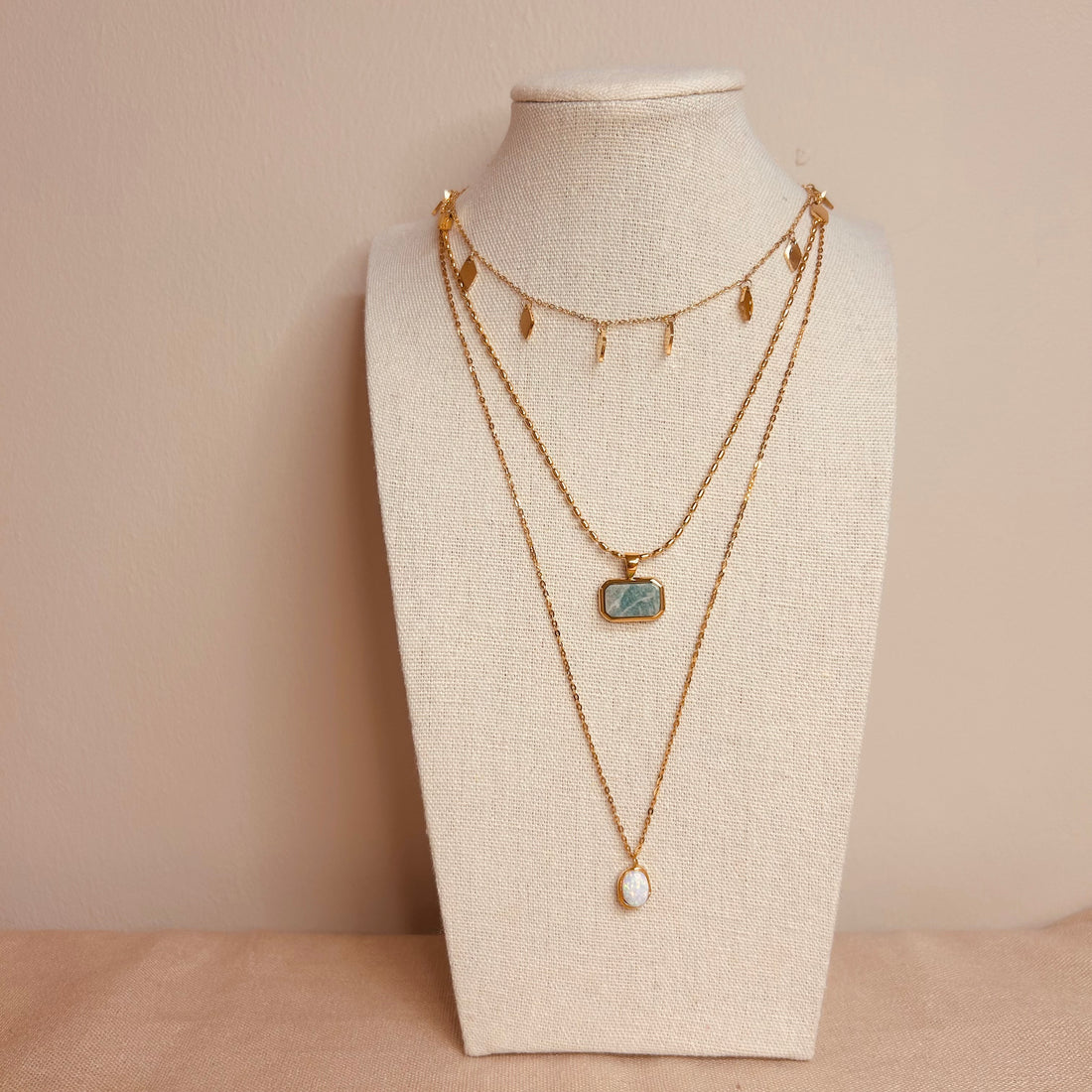 Everyday Opal Pendant Necklace – Necklace – Little Nell Jewellery