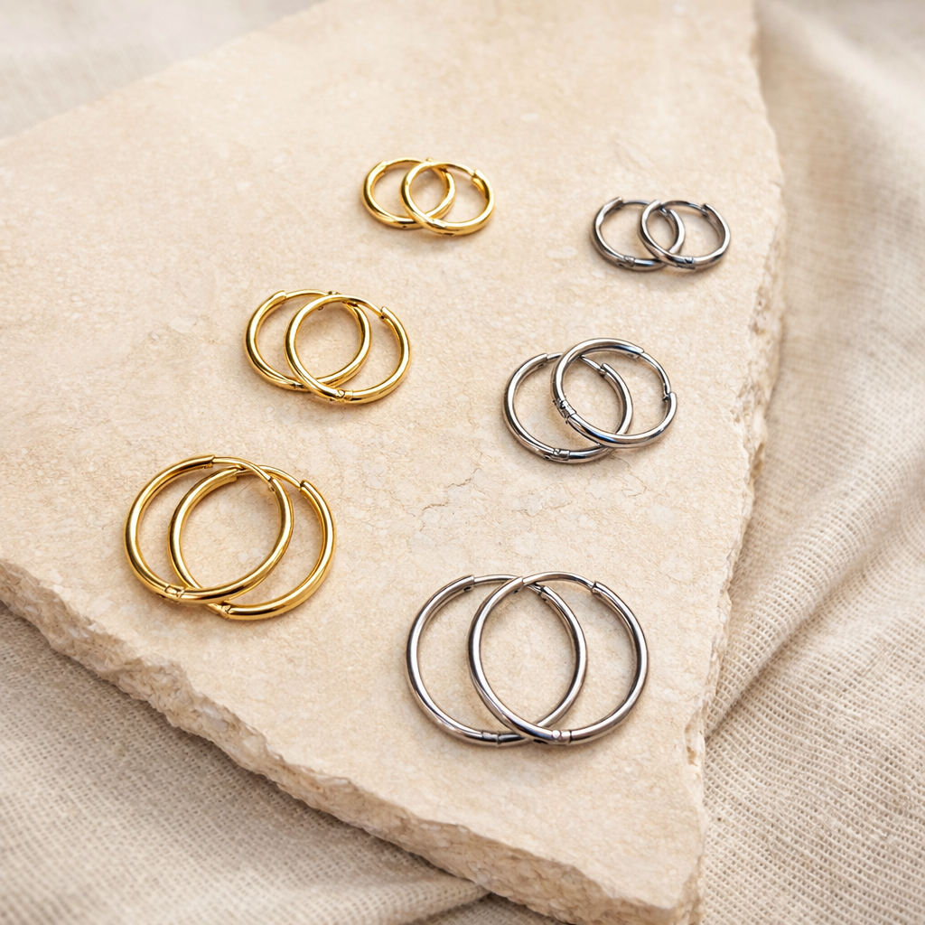 Everyday Hoops - Original – Hoop Earrings – Little Nell Jewellery