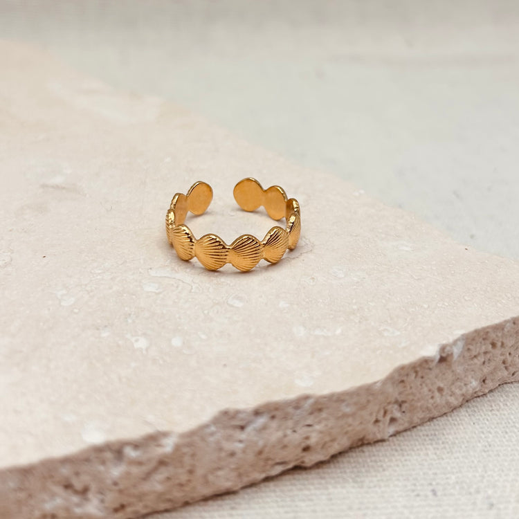 Everyday Shell Ring (adjustable) – Ring – Little Nell Jewellery