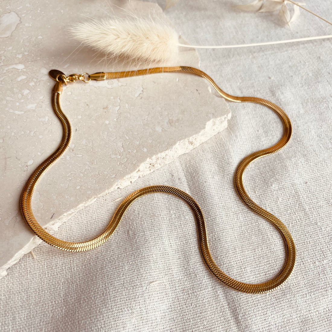 Everyday Snake Chain Necklace – Necklace – Little Nell Jewellery