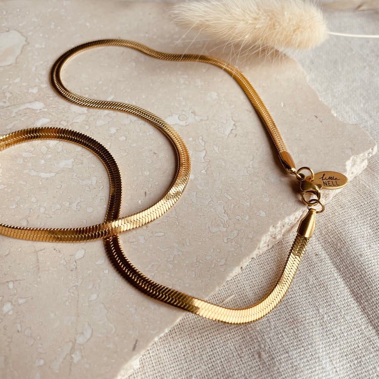 Everyday Snake Chain Necklace – Necklace – Little Nell Jewellery