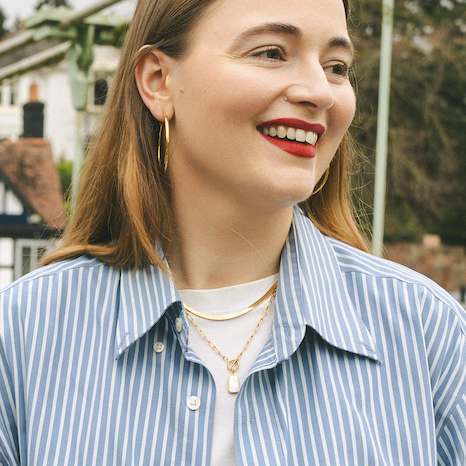 Everyday Mother of Pearl Necklace – Necklace – Little Nell Jewellery
