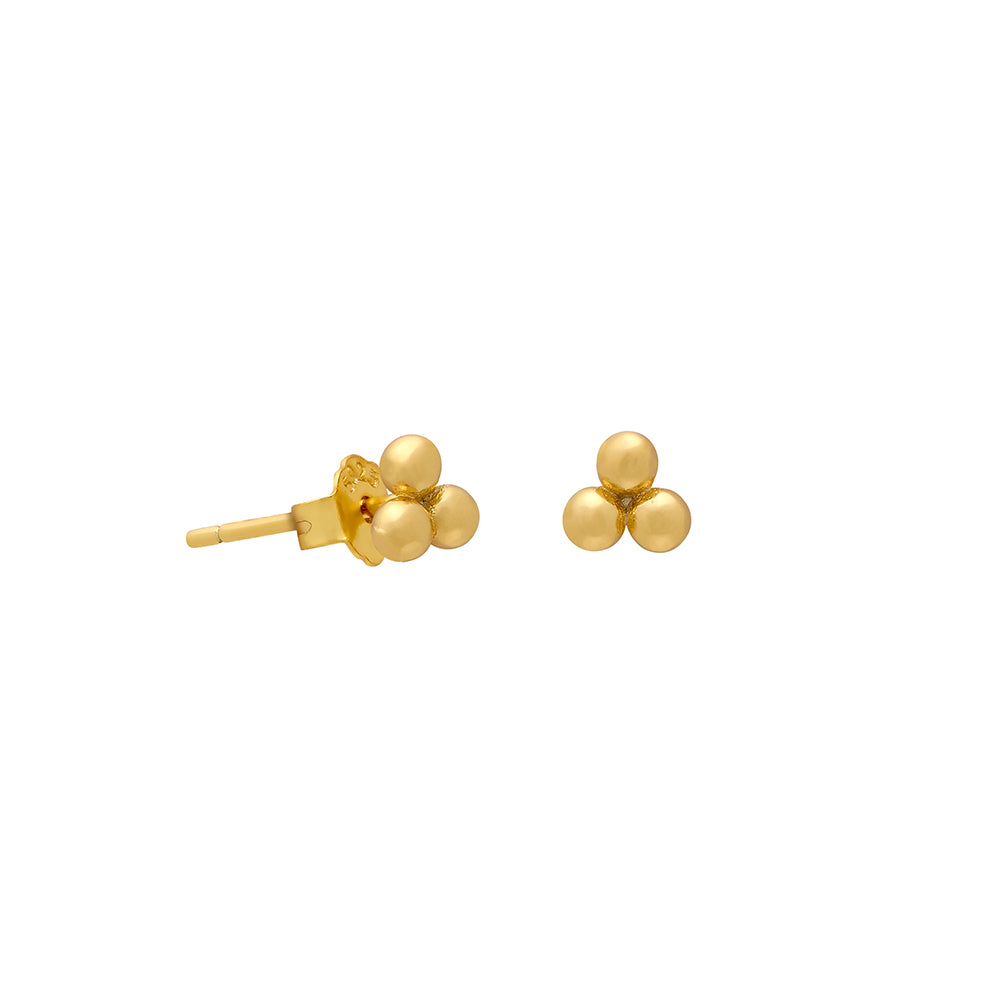 Trio Micro Studs – Stud Earrings – Little Nell Jewellery