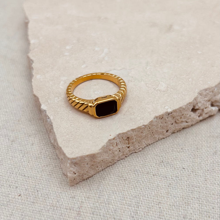 Everyday Vintage Noir Ring – Ring – Little Nell Jewellery