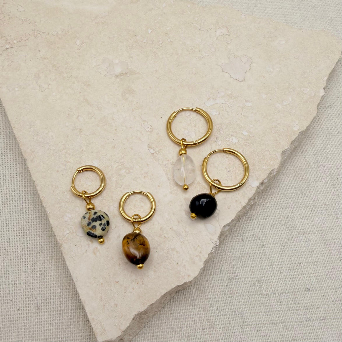 Everyday Natural Stone Charms – Charm – Little Nell Jewellery