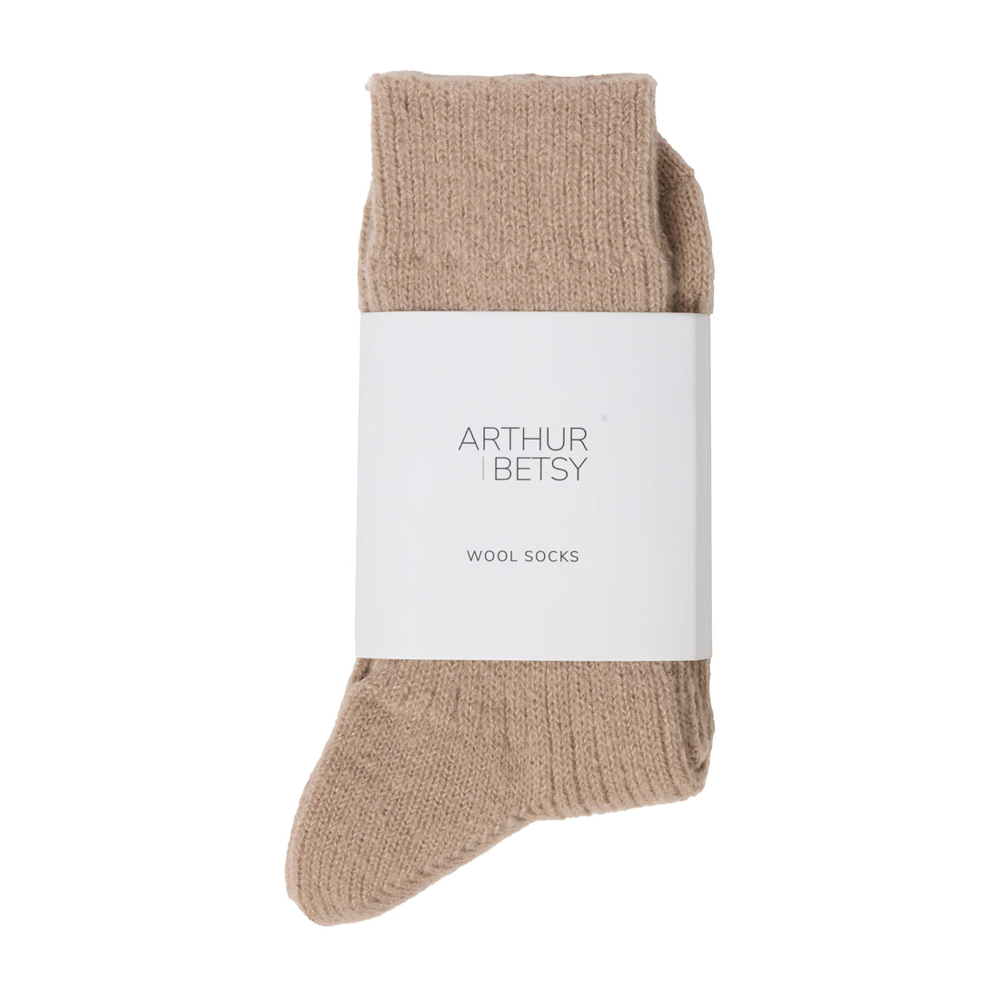 Wool socks - Wheat taupe, Cream socks – Socks – Little Nell