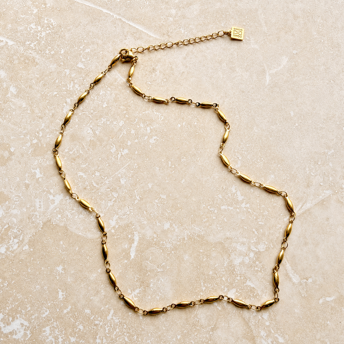 Everyday Gold Barley Necklace – Necklace – Little Nell Jewellery