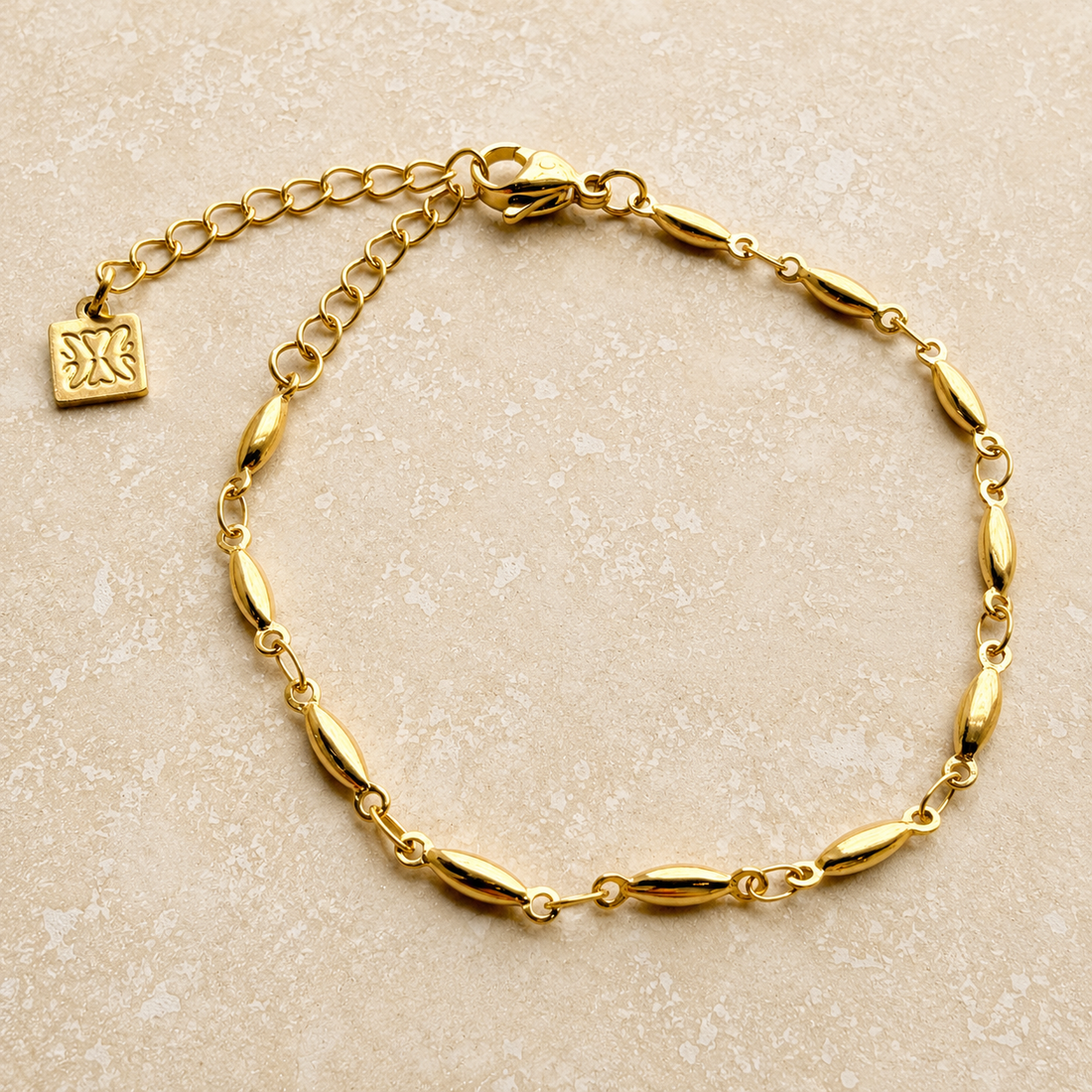 Everyday Gold Barley Bracelet – Bracelet – Little Nell Jewellery