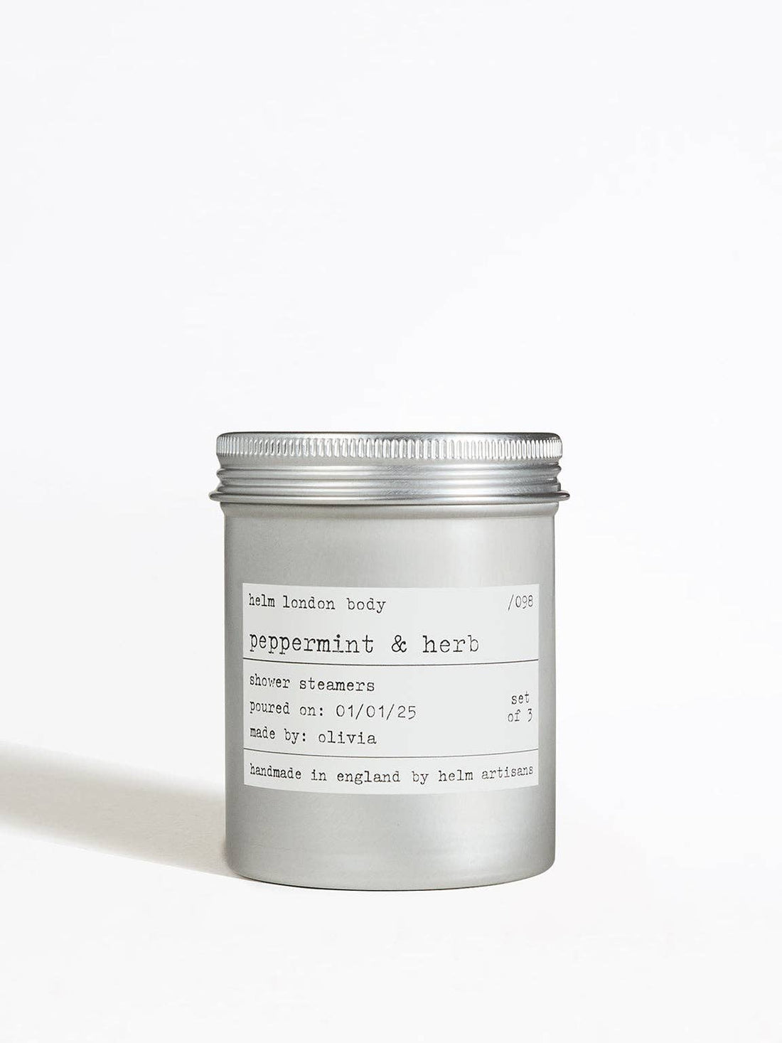Peppermint & Herb shower steamers by Helm London