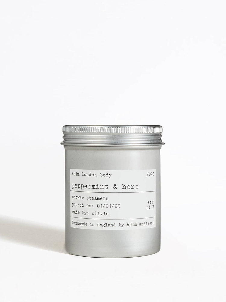 Peppermint & Herb shower steamers by Helm London