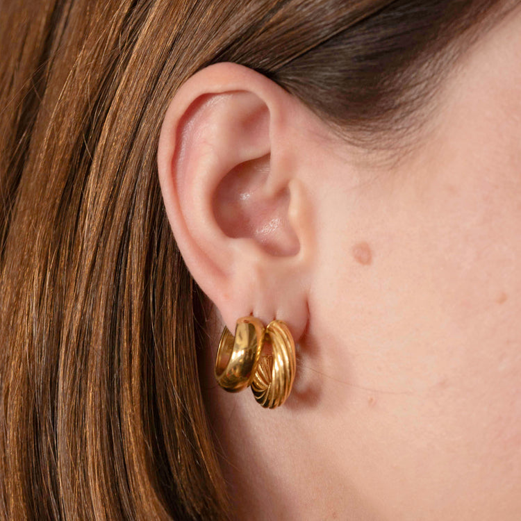 Everyday Grace Hoop Earrings – Hoop Earrings – Little Nell Jewellery