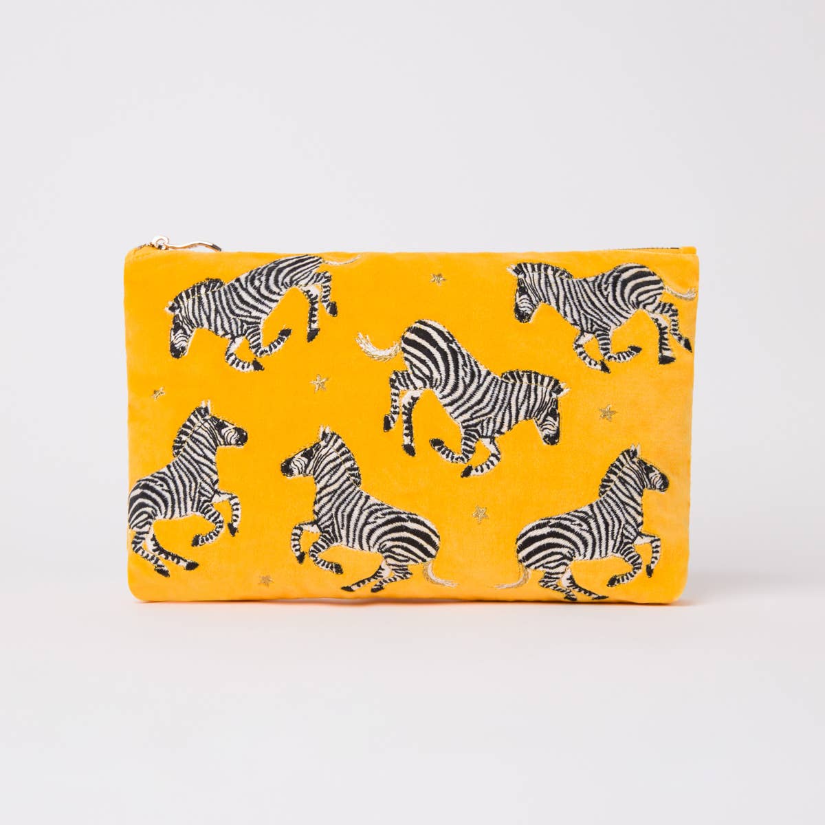 Zebra Velvet Pouch