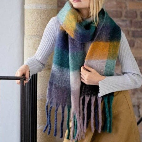 Load image into Gallery viewer, Colour Block Scarf - Bold
