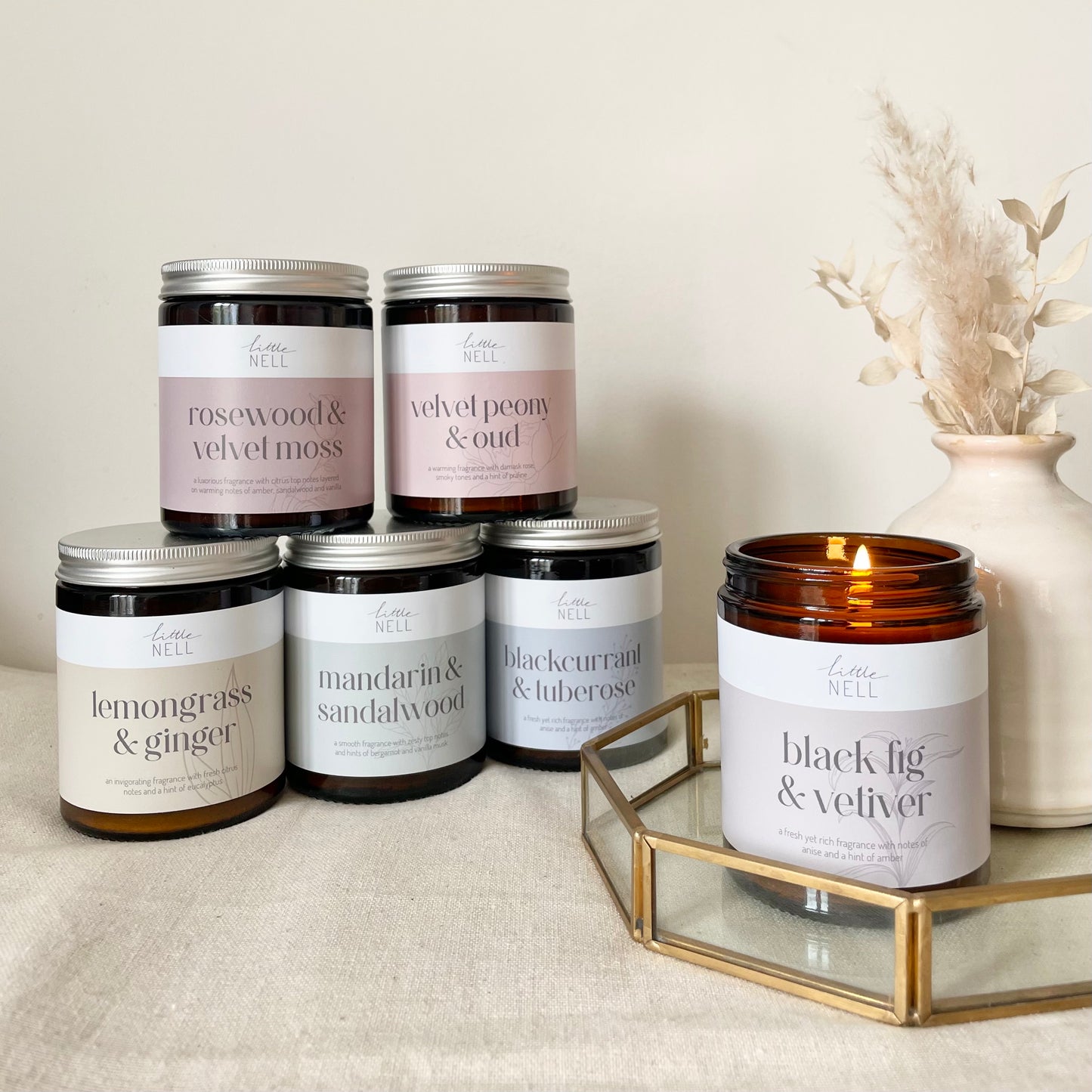 Luxury Soy Wax Candles - 5 scents