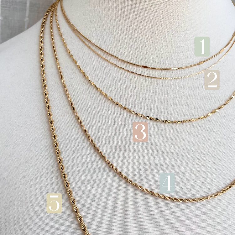 Everyday Basic Chains – Necklace – Little Nell Jewellery