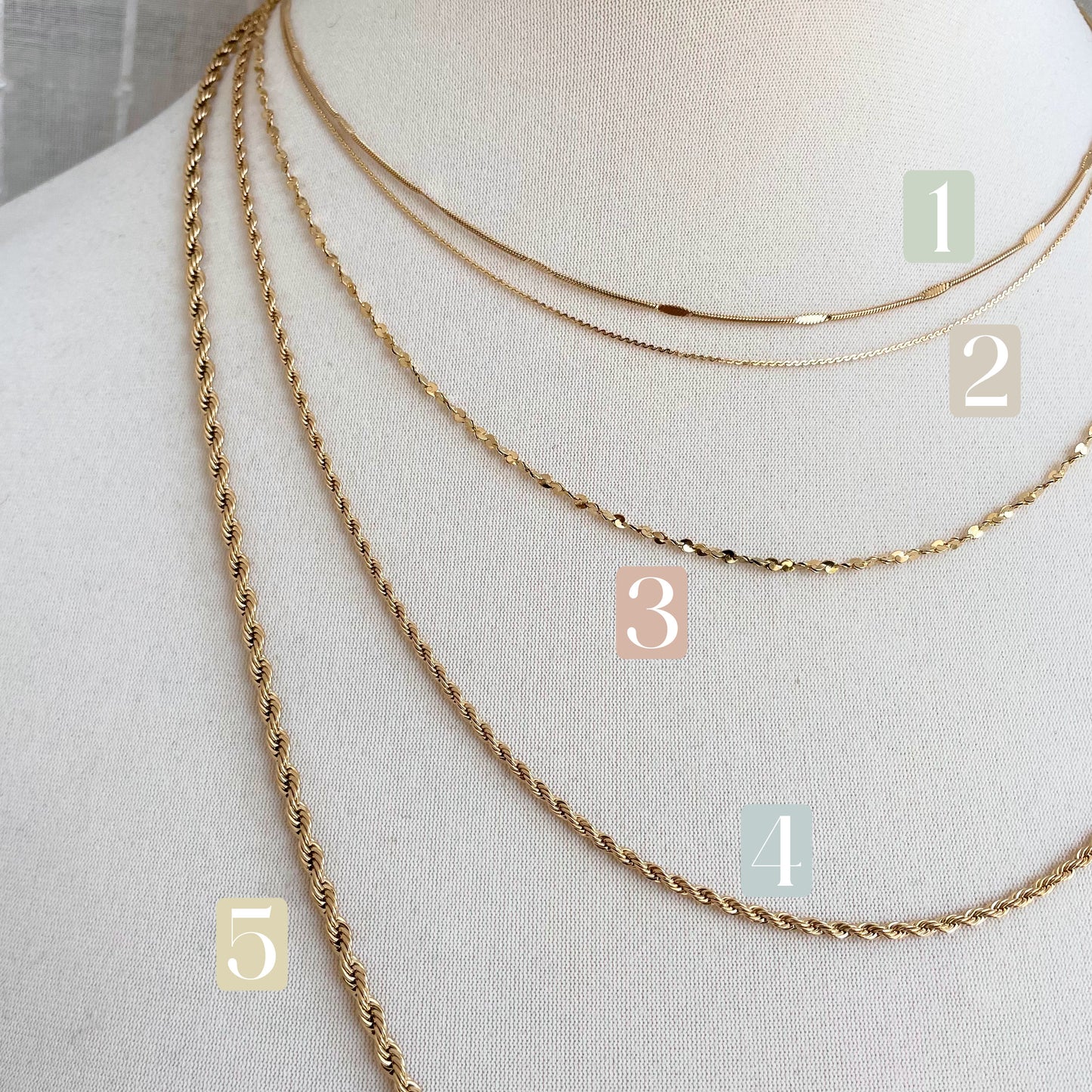 Everyday Basic Chains – Little Nell Jewellery