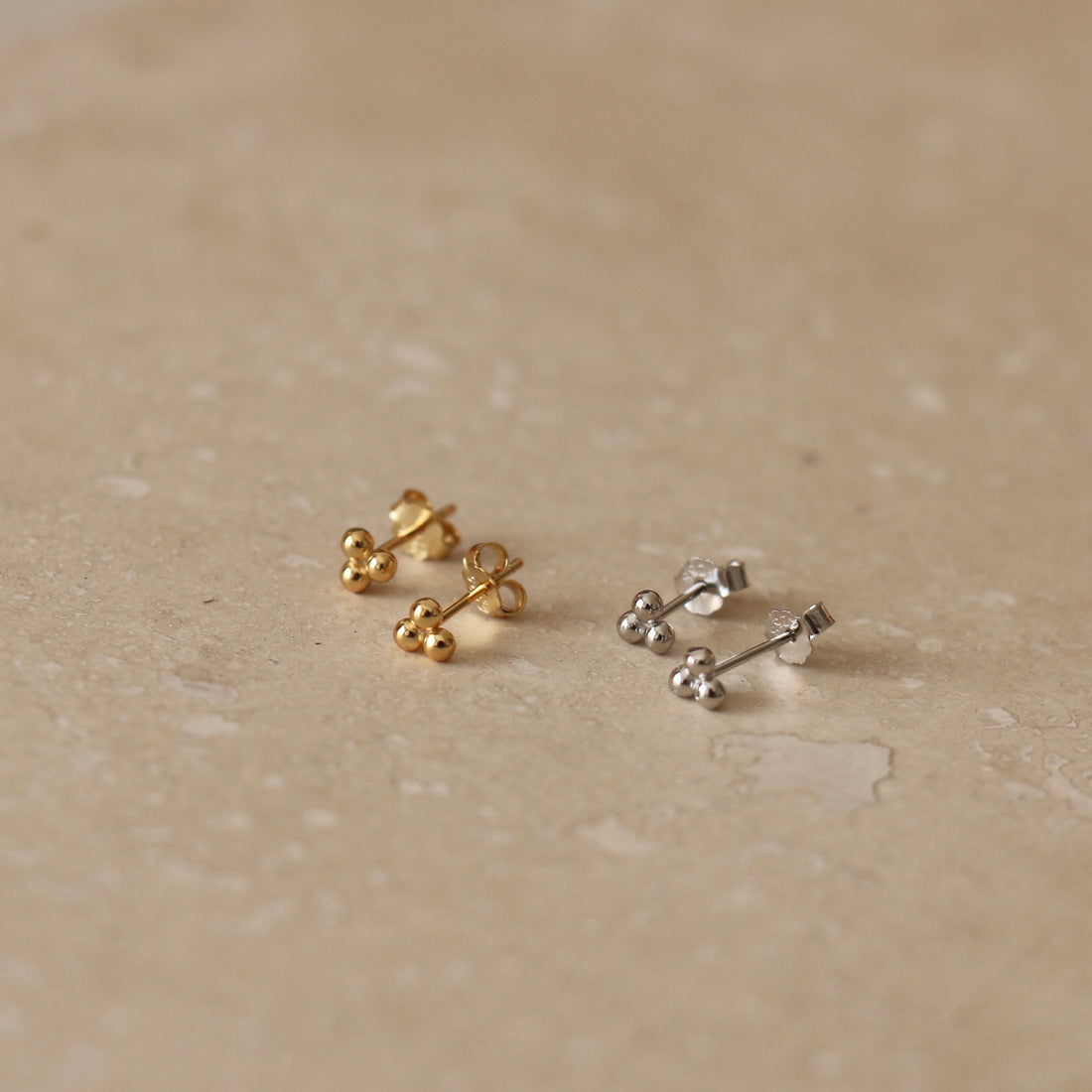 Trio Micro Studs – Stud Earrings – Little Nell Jewellery