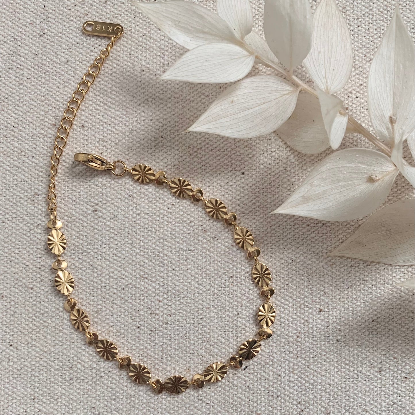 Agnes de Verneuil Tiny Cross Bracelet - Gold - ShopStyle