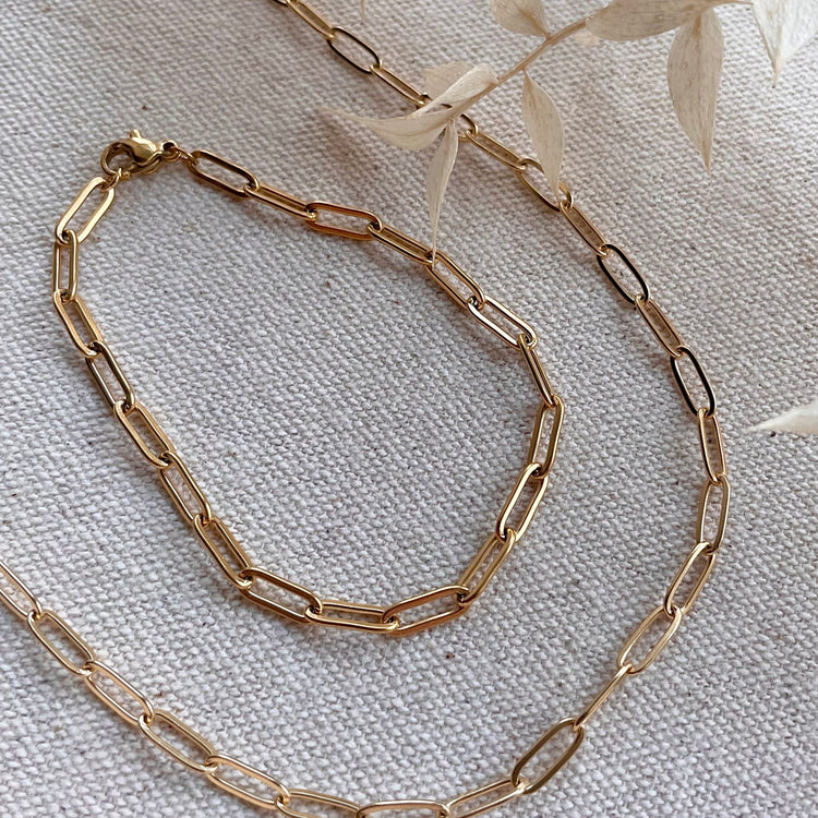 Everyday Long Link Chain Bracelet – Bracelet – Little Nell Jewellery