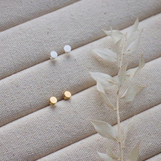 Everyday Gold or Silver Dot Studs