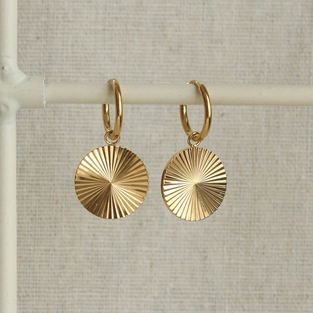 Everyday Circle Sunrise Set – Hoop Earrings – Little Nell Jewellery