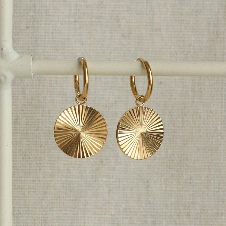 Everyday Circle Sunrise Set – Hoop Earrings – Little Nell Jewellery